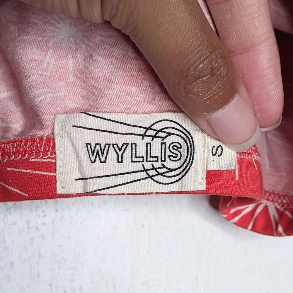 WYLLIS Nan Top Bralette Fireworks Red White S‎